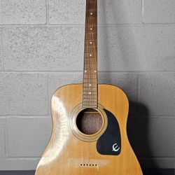 Epiphone DR-90 NA Acoustic Guitar Natural. For Parts