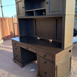 Beautiful Dark Grey Desk Office