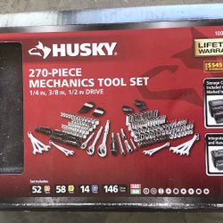 Mechanics Tool Set Kit Socket 270 Piece Case Tools 