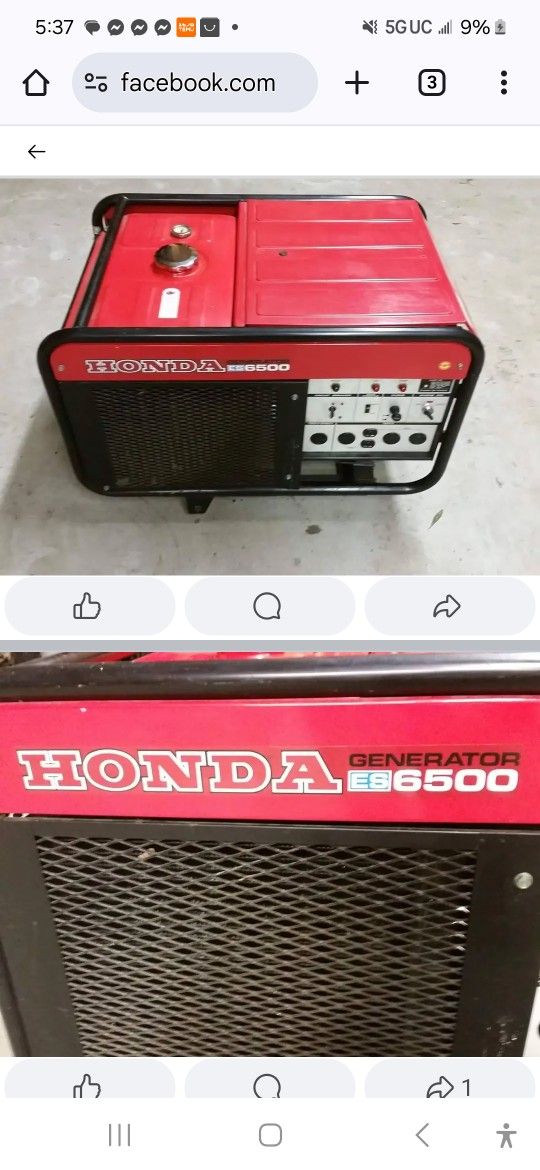 Honda Es6500