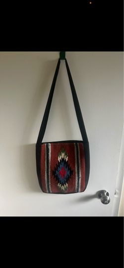 Woven Aztec Crossbody Shoulder Bag