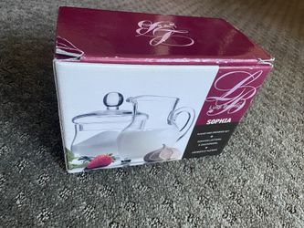 Sophia Glass Sugar & Cream Set