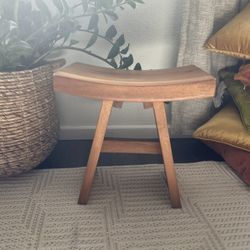 Aqua Teak Stool