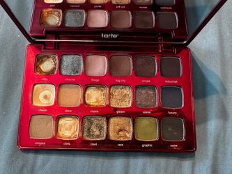 tarte Eyeshadow Palette in Gold, Brown, Green, Gray & Black