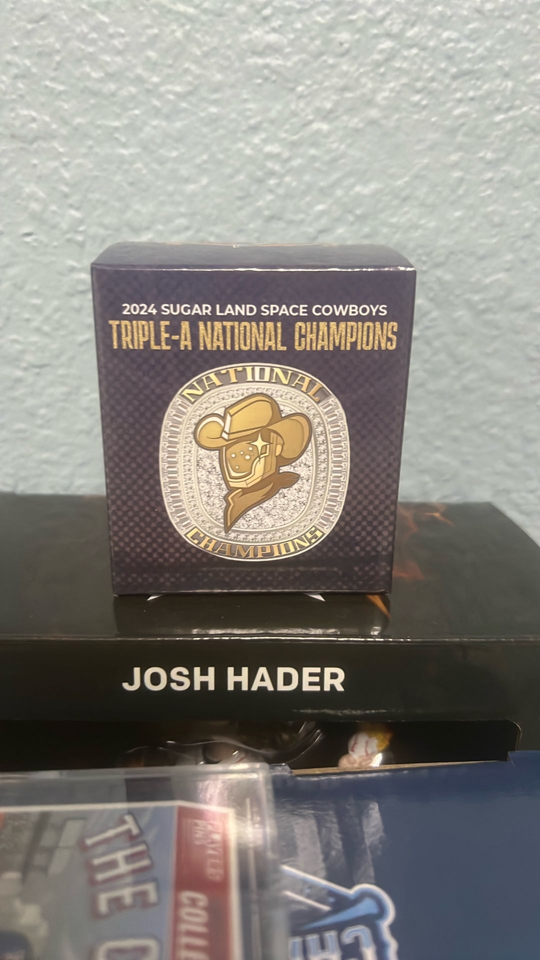 Space Cowboys Zach Dezenzo Championship Ring