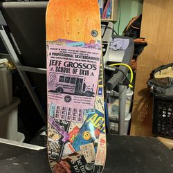 Antihero Jeff Grosso Skateboard Deck New In Shrink