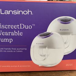 Hands Free Breast Pump- Lansinoh Discreet Duo