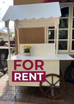 Candy Lemonade Flower Cart Stand - Carrito Carreta Limonada Flores