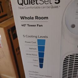 Honeywell Quiet Set 5 Tower Fan - New Unopened 