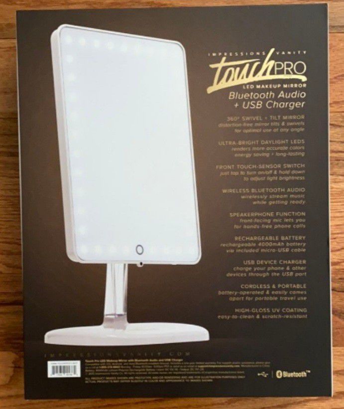 Impressions Vanity Touch Pro Led Makeup Mirror