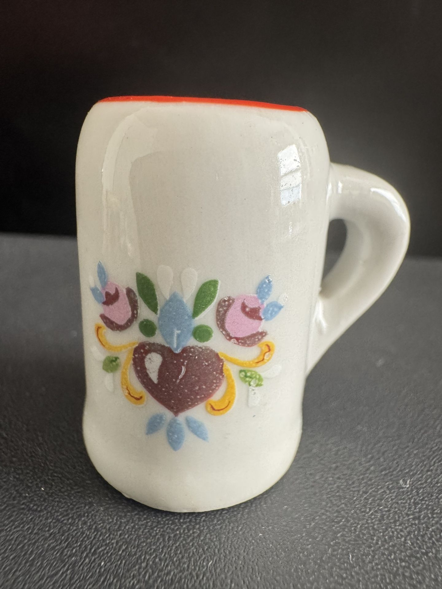 Vintage 70’s Mini German Beer Stein Porcelain Mug