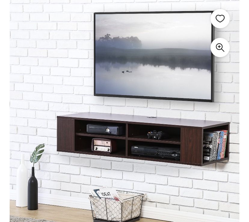 Wall Mounted Console TV Stand Media Storage Cabinet DS212001WB.