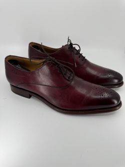 Florsheim Burgundy Leather Wingtip Oxford Shoes