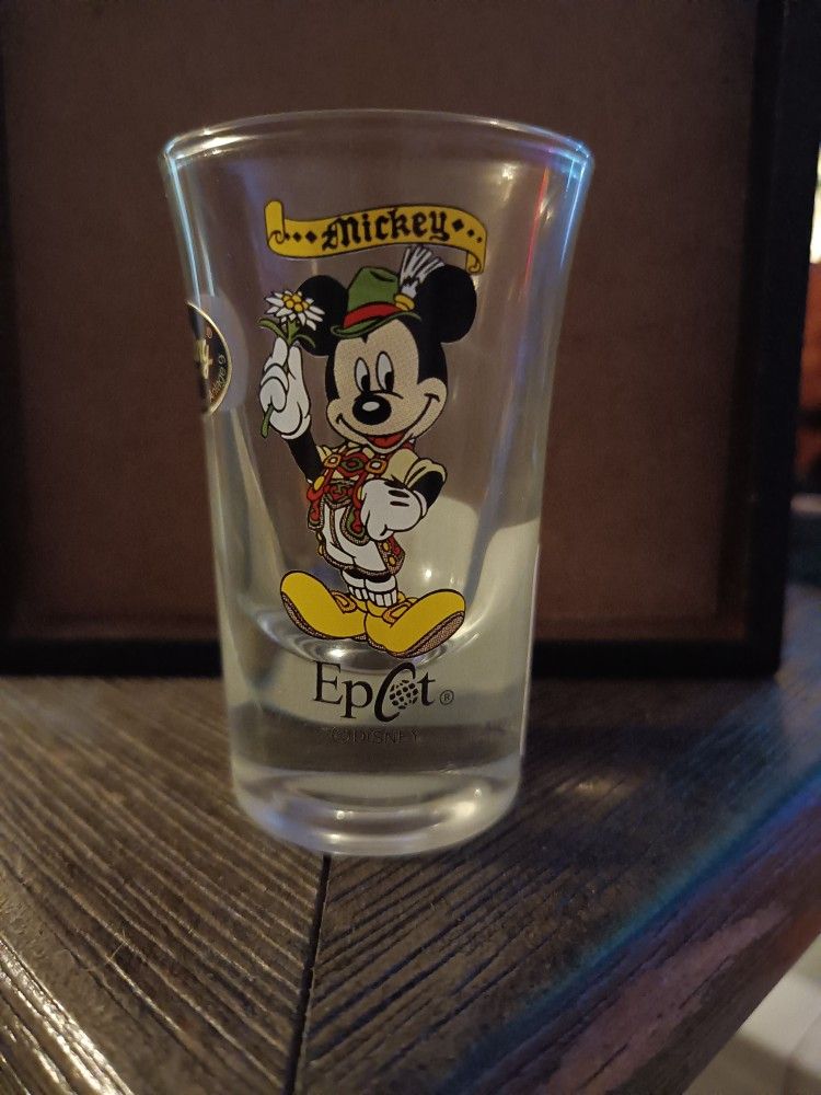 Mickey Mouse Epcot Bockling Germany Shot Glass