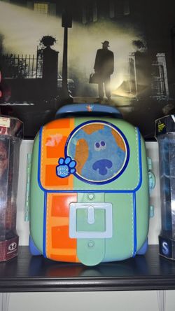 Vintage 2002 Blues Clues Toy Suitcase / Art Carry Case With Wheels