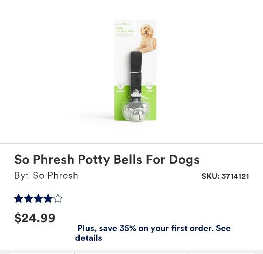 Potty training bells for dogs