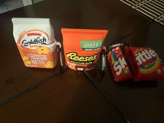 Snack-Themed AirPods Cases Set of 3