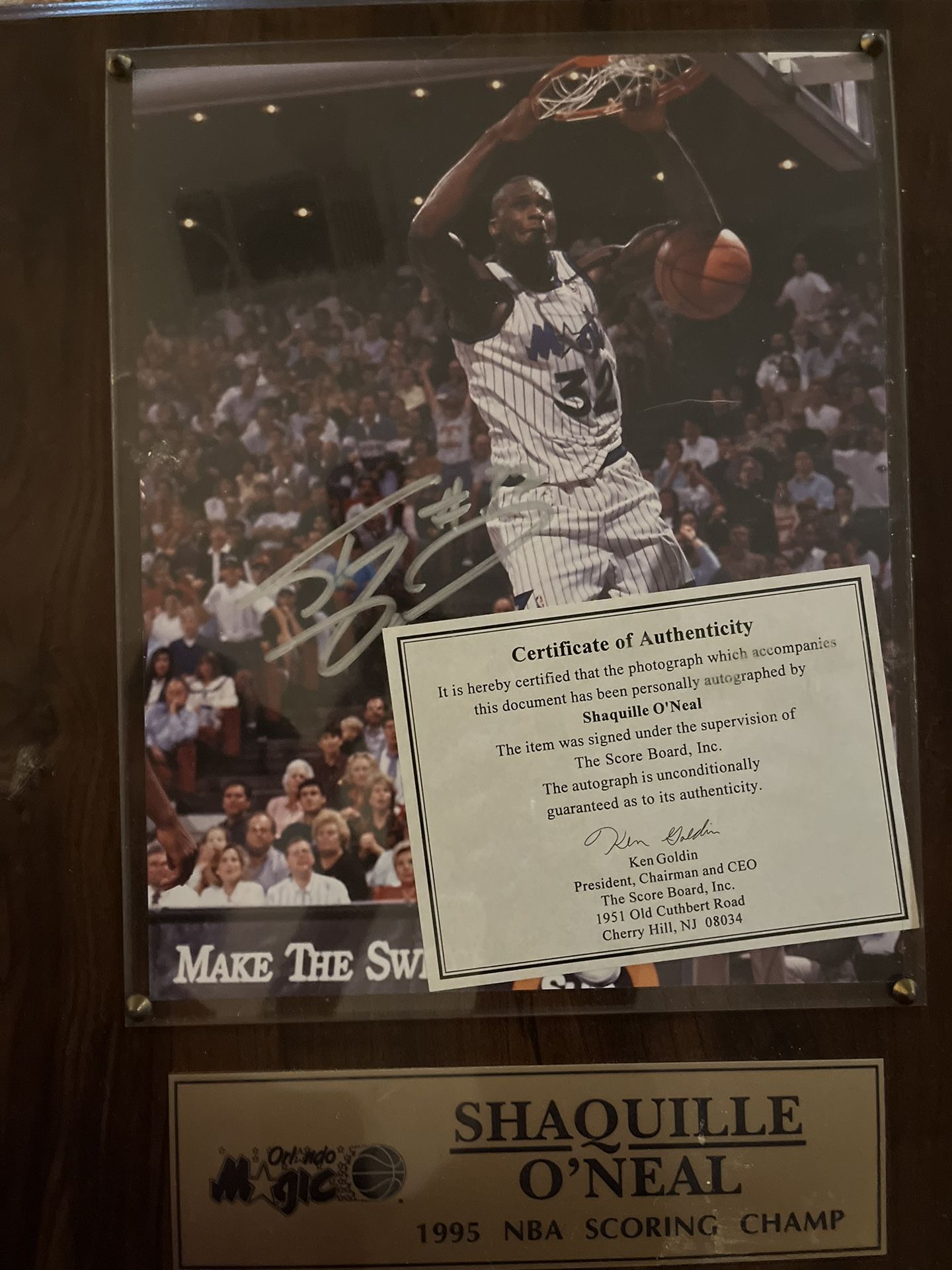 Shaquille O’Neil Autographed C