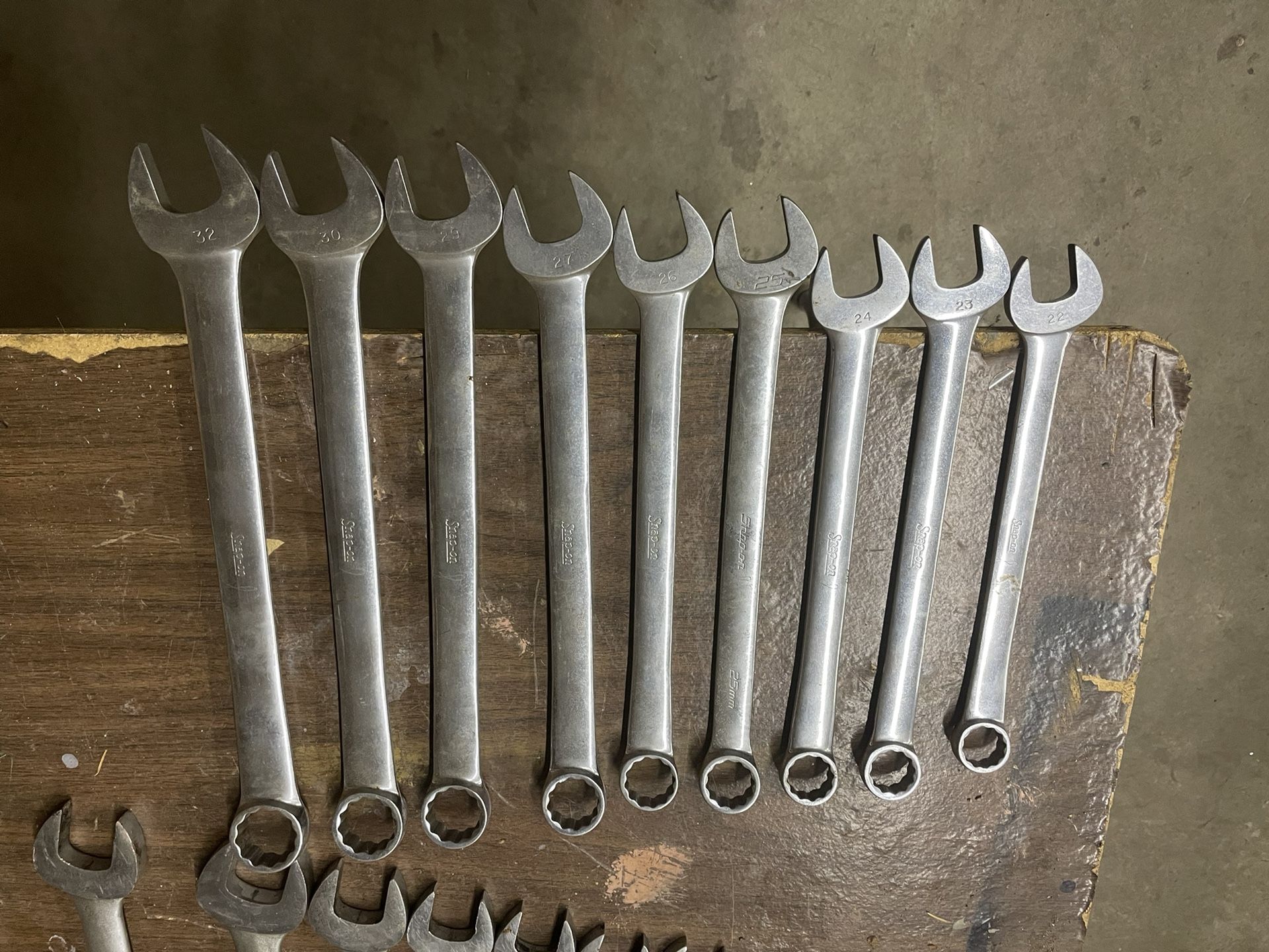 Snap-on 9 Piece Metric Wrench Set