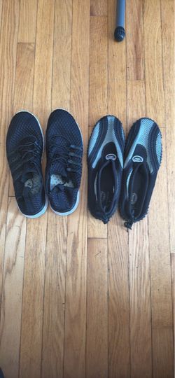 Two Pairs of Water/Athletic Shoes