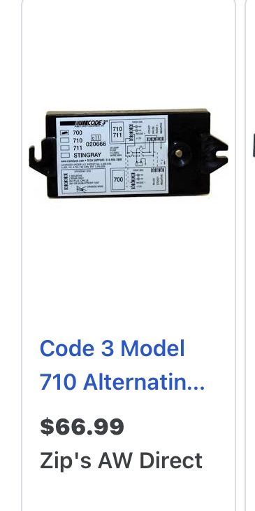 Code 3 Flasher 700