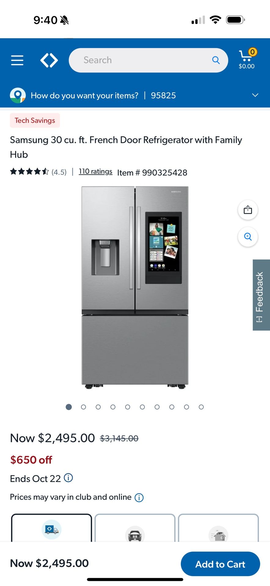 Samsung Fridge Brand New Never Used