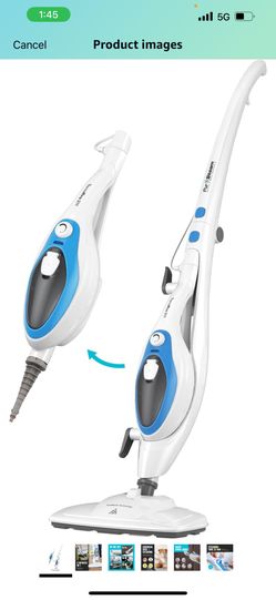 PurSteam 10-in-1 Steam Mop, Floor Steamer with Detachable Handheld Steam Cleaner