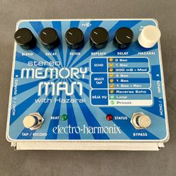 Stereo Memory Man with Hazarai Delay Pedal