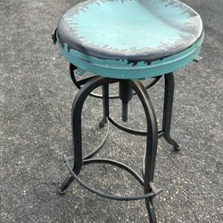 Adjustable Metal Barstool Work Bench Stool 