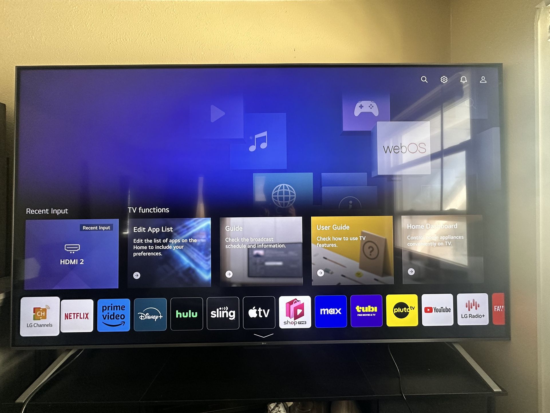 86 In Lg Tv