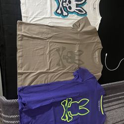 3 Pyscho Bunny Shirts