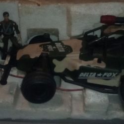 Vintage Delta Foxx Striker remote control gi joe style camo buggy NIB In box
