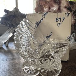 NIB Princess House Crystal Baby Carriage