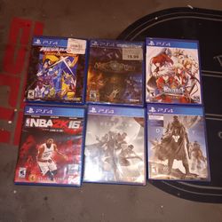6 Playstation 4 Games