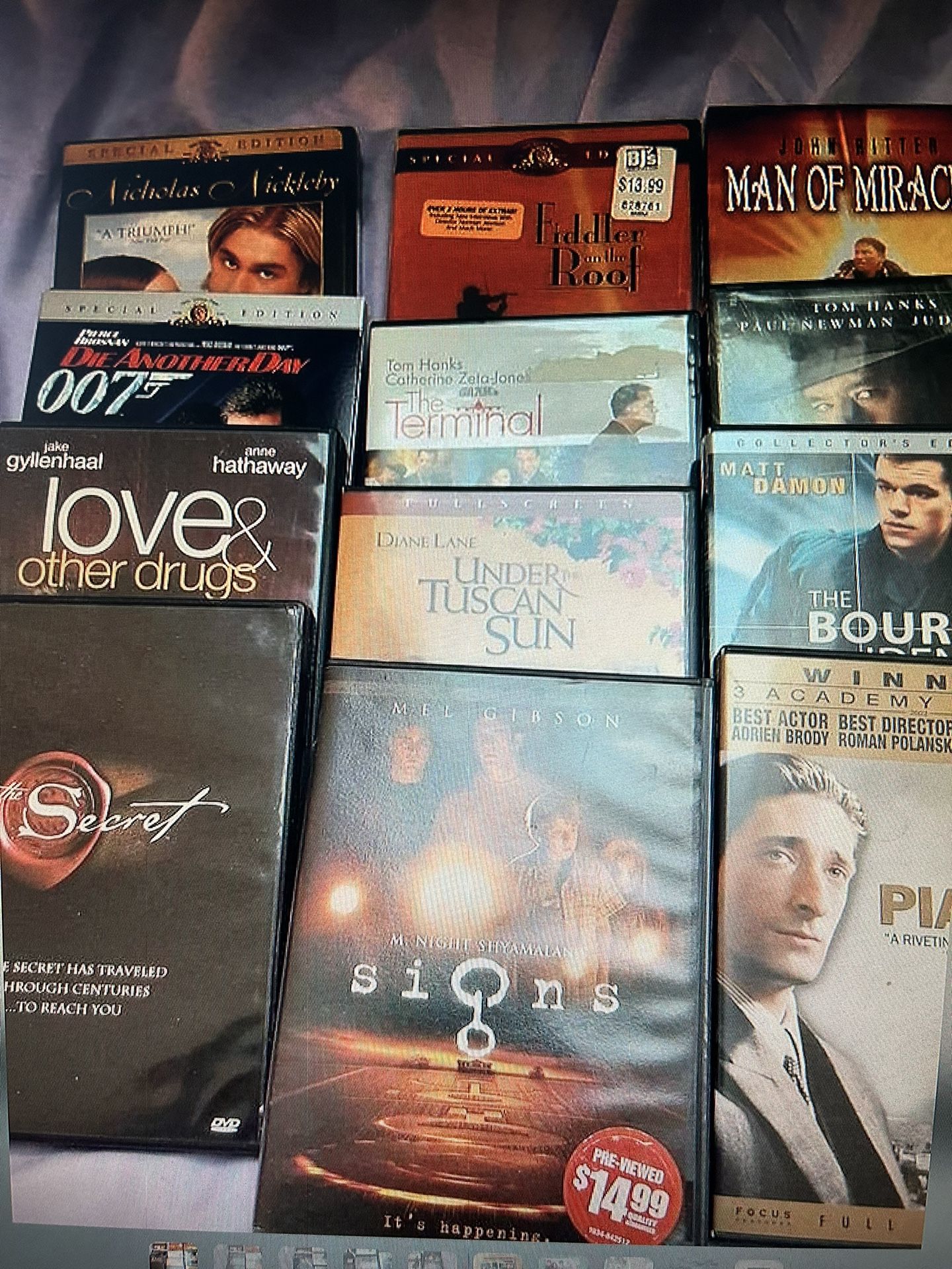 Over 20 DVDS Mixed Genres All Original Cases And Discs