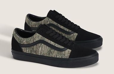 Vans Old Skool "Black/Camo" Men's Shoe 8.5 Men/Women 10