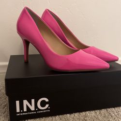 Shoe Heels Pink 7.5 