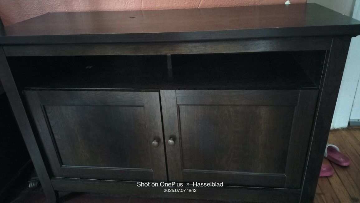 Hard wood TV stand