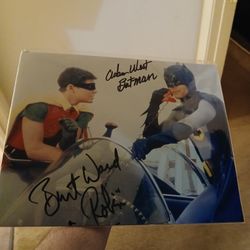 SIgned batman picture