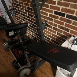 MARCY Olympic Weight Bench Home Gym Machine