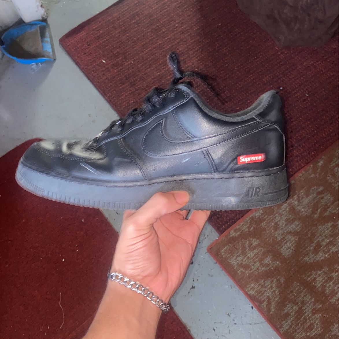 Nike Air Force 1 Black WMNS Size 5.5 And 6 for Sale in Parma, OH - OfferUp