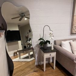 Asymmetrical Wavy Custom Mirror