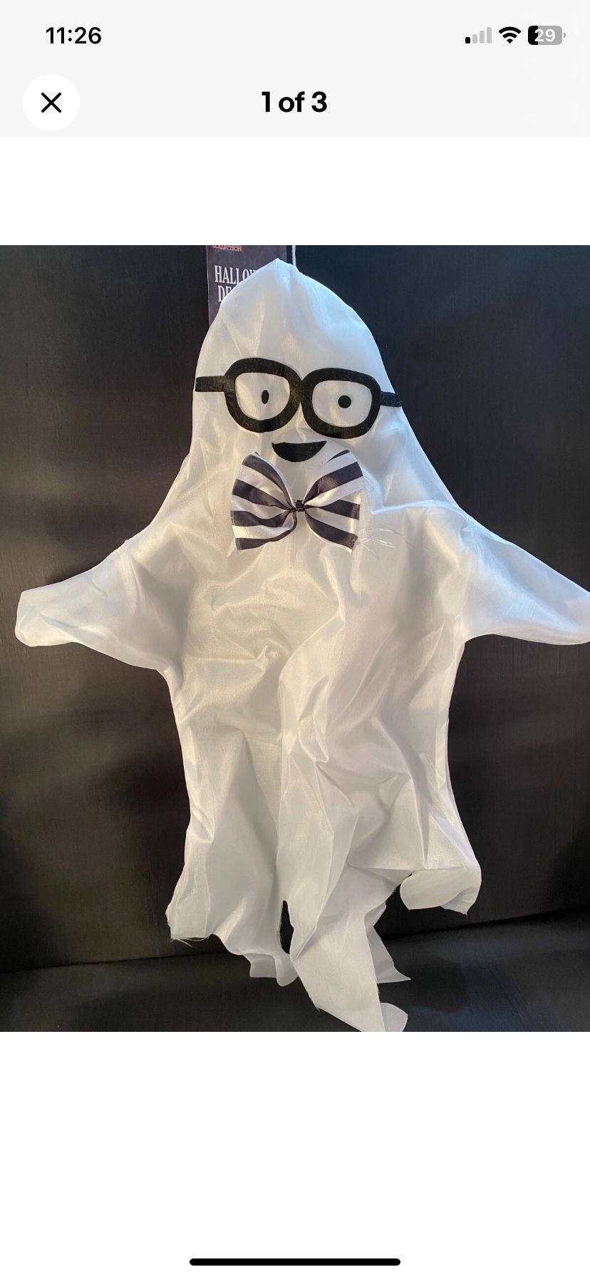 Nerd ghost kid, 20 inches Halloween prop decoration
