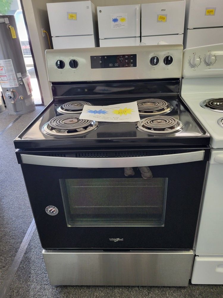 🌞Sizzling Summer Sale! 2021 Whirlpool Electric Range-Warranty Included