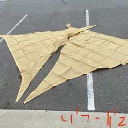 Beige Sun Shade Sail Triangle For Patio Outdoor