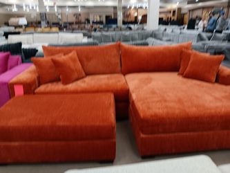 Orange Sectional 