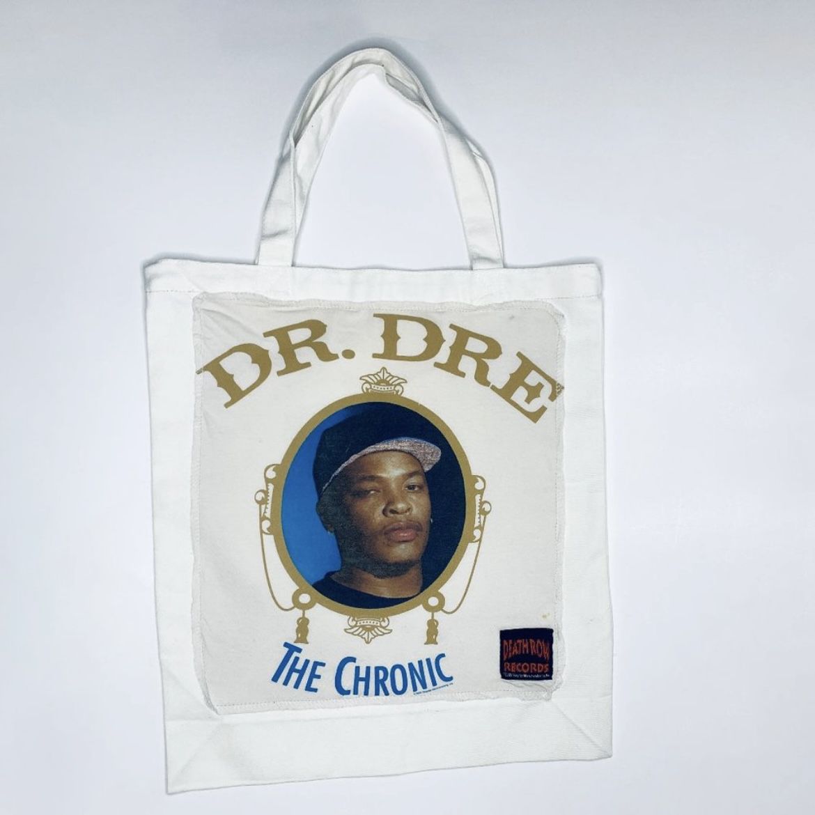 Tote Bag Made From vintage 90s Dr. Dre Tshirt
