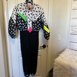 Kids girls vintage Obermeyer ski snow suit
