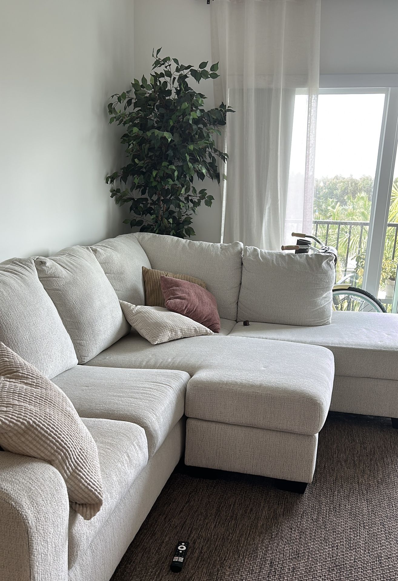 Big Beige Sectional Couch - Ashley Cambri 2-Piece Sectional with Chaise