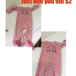 Pijama Great Condition For Girls Size 9 Months ❤️❤️❤️firm Price 9 